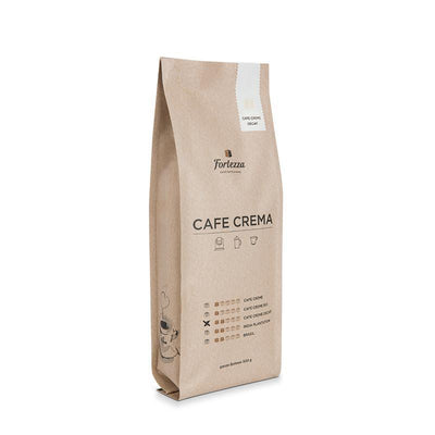 Cafe Creme CO2 Decaf-Kaffee-500g-Ganze Bohne-Fortezza Espresso