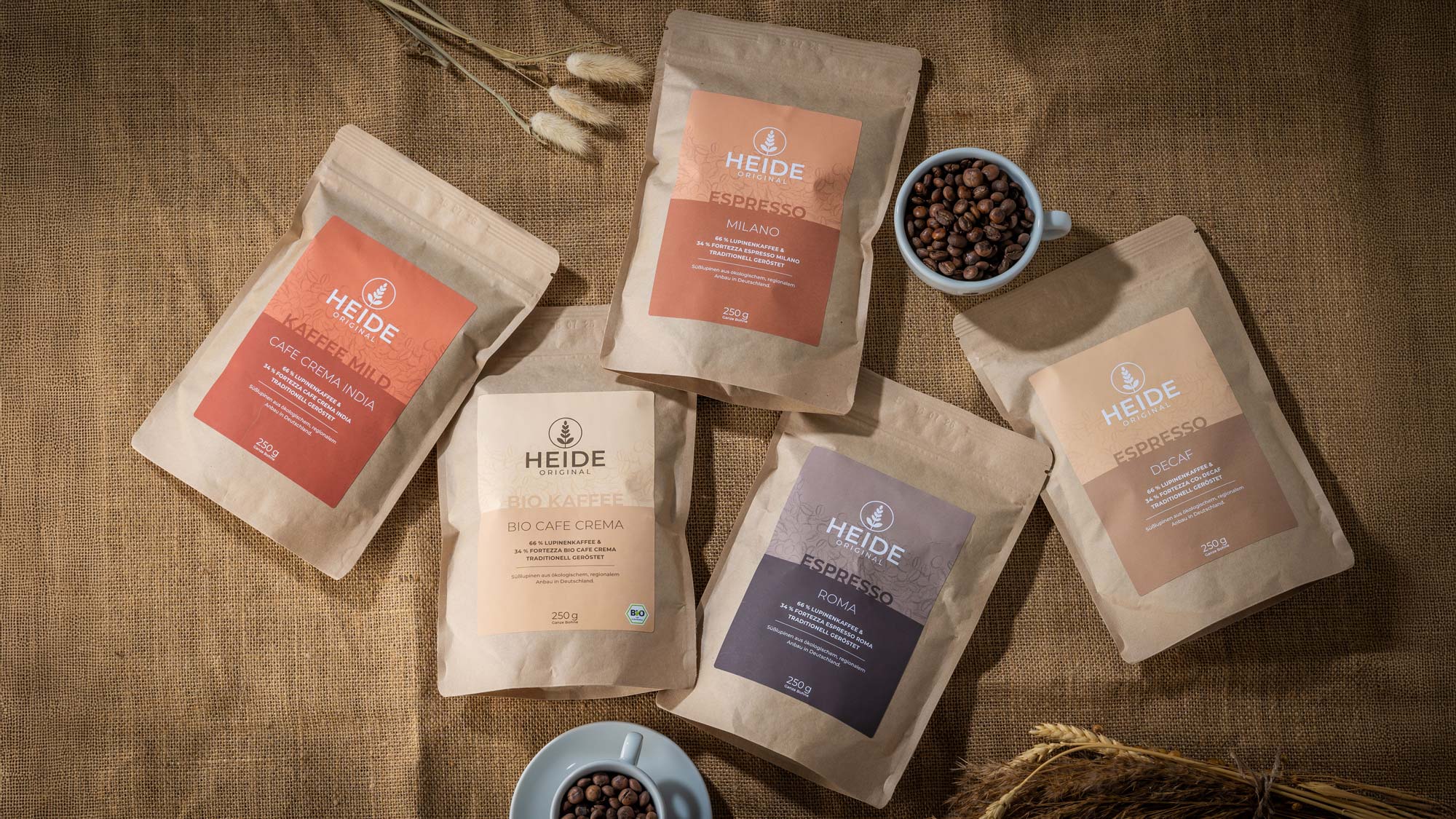 Lupinen-Espresso-Blends