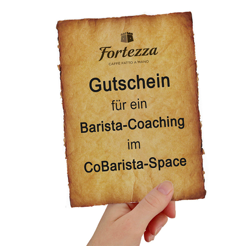 Gutschein Barista Coaching im CoBarista-Space