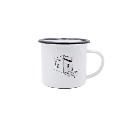 Fortezza Emaille Tasse, 300ml - Motiv Burg