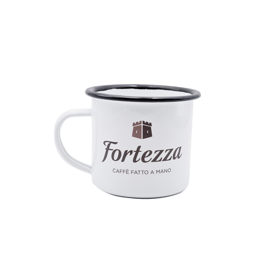 Fortezza Emaille Tasse, 300ml - Motiv Herz
